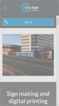 Mobile Screenshot of citysignandgraphics.co.uk