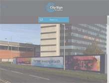 Tablet Screenshot of citysignandgraphics.co.uk